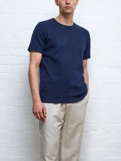Heavy T-Shirt Tavistock Navy -Oliver Spencer Store HEAVYT SHIRTTAVISTOCKNAVY10copy