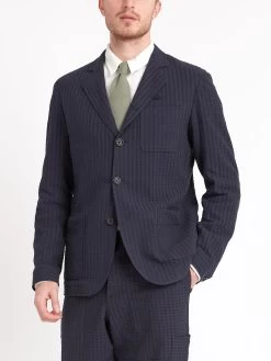 Solms Jacket Sampson Navy -Oliver Spencer Store ModelOSMJ201bSolmsJacketSAM01NAVSampsonNavy43copy Softness