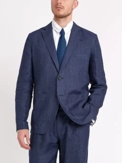 Navy Dubrow Theobald Suit -Oliver Spencer Store ModelOSMJ262eTheobaldJacketDUB01NAVDubrowNavy3copy 3cbb600a 4a93 4689 b92c 4ea1bf47e5bf