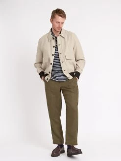 Oliver Spencer Store -Oliver Spencer Store ModelOSMJ3325cLinfieldBomberJacketCON01SANConeySand Softness