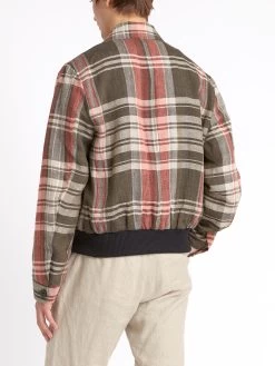 Linfield Bomber Jacket Northfield Black -Oliver Spencer Store ModelOSMJ3325cLinfieldBomberJacketNOR01BLKNorthfieldBlack18copy Softness