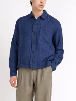 Milford Jacket Dubrow Navy 10 Milford Jacket Dubrow Navy -Oliver Spencer Store ModelOSMJ351aMilfordJacketDUB01NAVDubrowNavy18copy