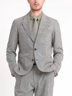 Black/White Rackfield Mansfield Suit -Oliver Spencer Store ModelOSMJ352MansfieldJacketRAC01BLWRackfieldBlackWhitecopy Softness eb887051 5a8d 446f bb12 9d377d6d63ac