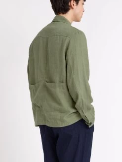 Hythe Jacket Coney Green -Oliver Spencer Store ModelOSMJ362HytheJacketCON01GRNConeyGreen80copy