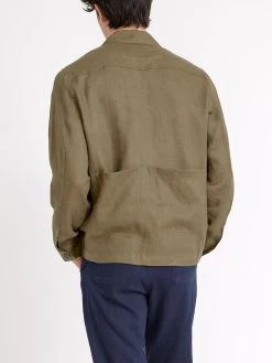 Hythe Jacket Padworth Green -Oliver Spencer Store ModelOSMJ362HytheJacketPAD01GRNPadworthGreen12copy