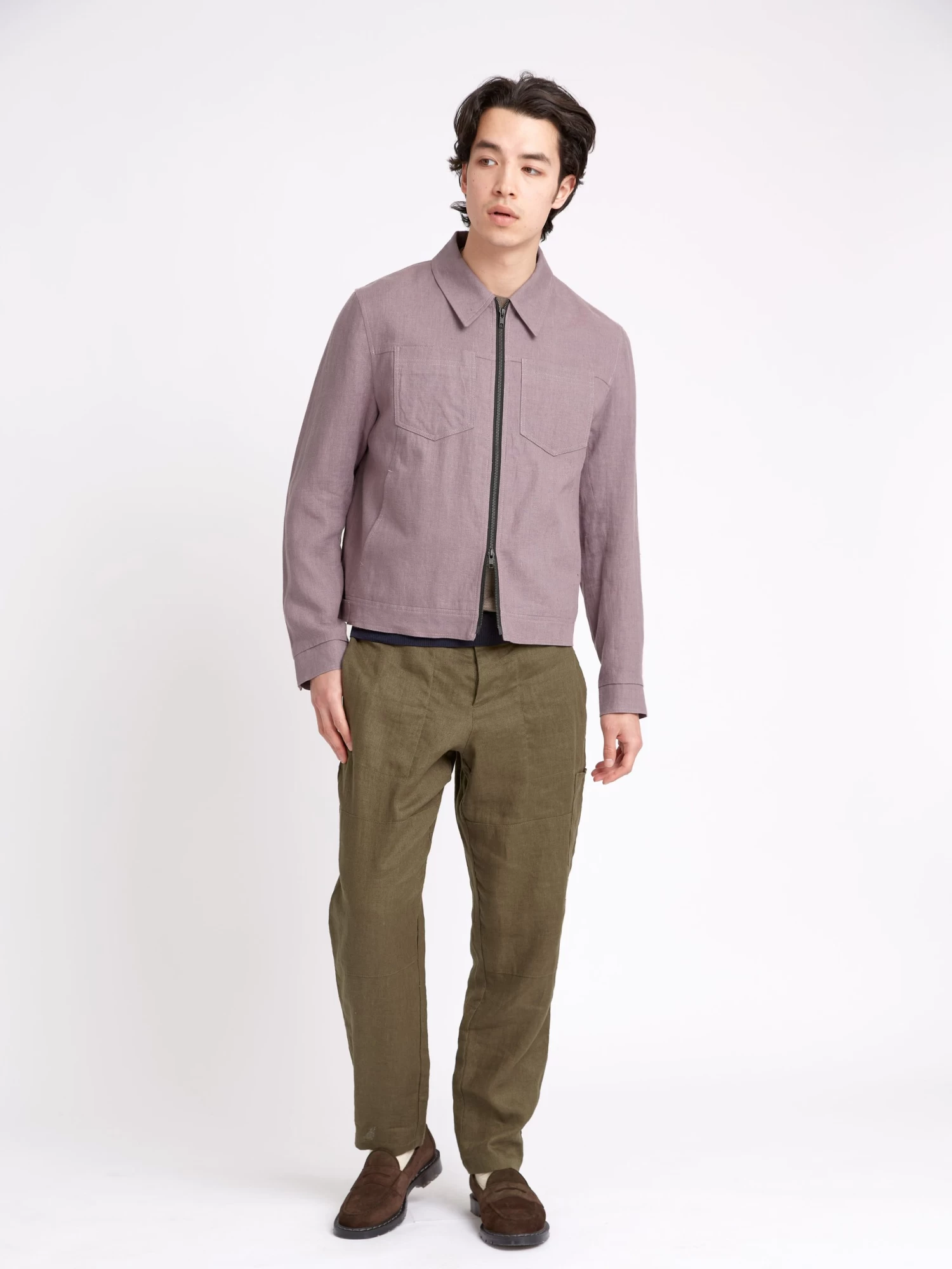 Norton Jacket Coney Mauve 2 Norton Jacket Coney Mauve - Image 2