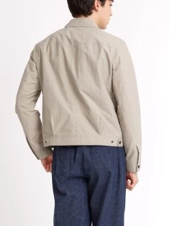 Norton Jacket Penpol Stone 11 Norton Jacket Penpol Stone -Oliver Spencer Store ModelOSMJ364NortonJacketPEN01STOPenpolStone43copy