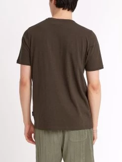 Conduit T-Shirt Hawley Dark Brown 11 Conduit T-Shirt Hawley Dark Brown -Oliver Spencer Store ModelOSMK580ConduitTShirtHAW01DABHawleyDarkBrown4copy