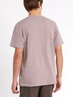 Conduit T-Shirt Hawley Mauve -Oliver Spencer Store ModelOSMK580ConduitTShirtHAW01MAUHawleyMauve11copy Softness