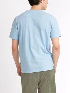 Conduit T-Shirt Hawley Sky Blue 11 Conduit T-Shirt Hawley Sky Blue -Oliver Spencer Store ModelOSMK580ConduitTShirtHAW01SKBHawleySkyBlue22copy