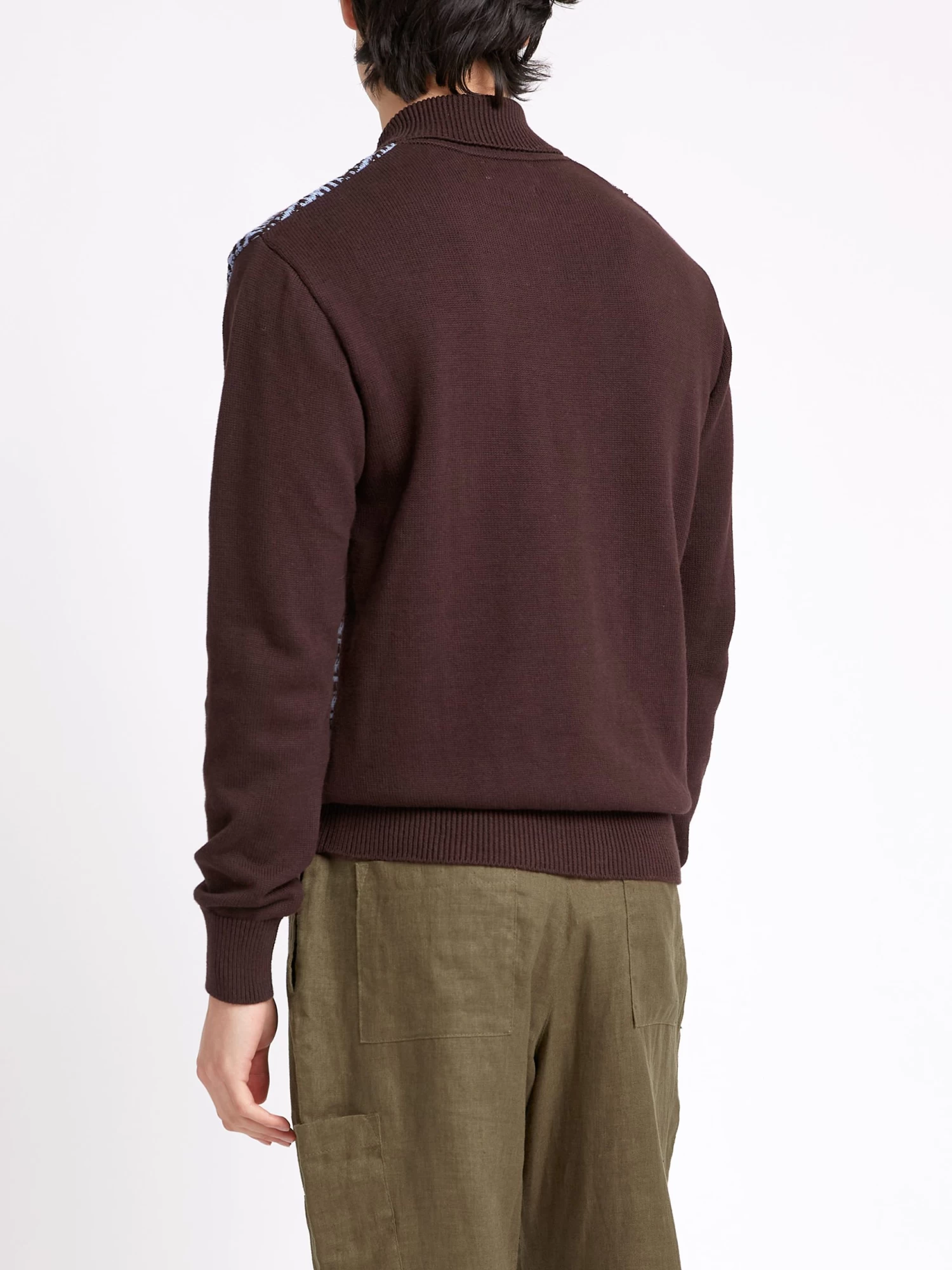 Roxwell Knitted Jacket Riverton Brown 6 Roxwell Knitted Jacket Riverton Brown - Image 6