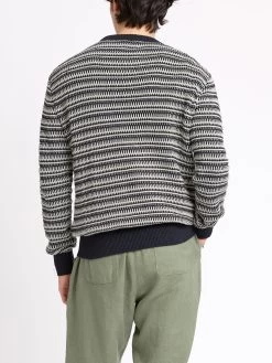 Blenheim Jumper Riverton Navy 11 Blenheim Jumper Riverton Navy -Oliver Spencer Store ModelOSMK637dBlenheimJumperRIV01NAVRivertonNavy23copy Softness