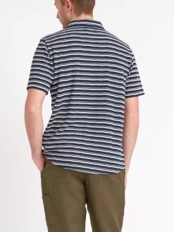 Tabley Polo Shirt Braemar Navy -Oliver Spencer Store ModelOSMK689cTableyPoloShirtBRA01NAVBraemarNavy6copy Softness
