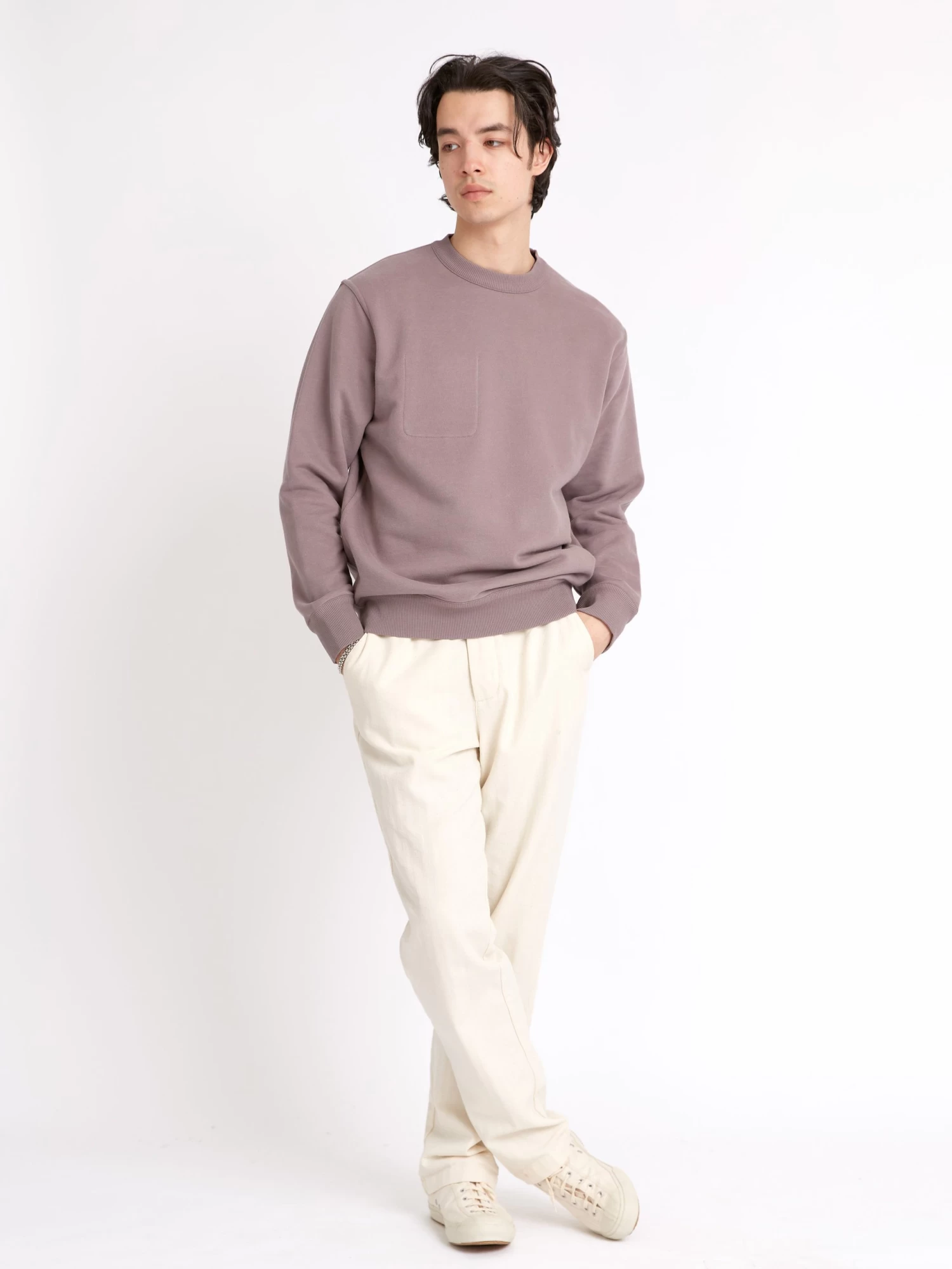 Reversible Sweatshirt Ruddock Mauve 3 Reversible Sweatshirt Ruddock Mauve - Image 3