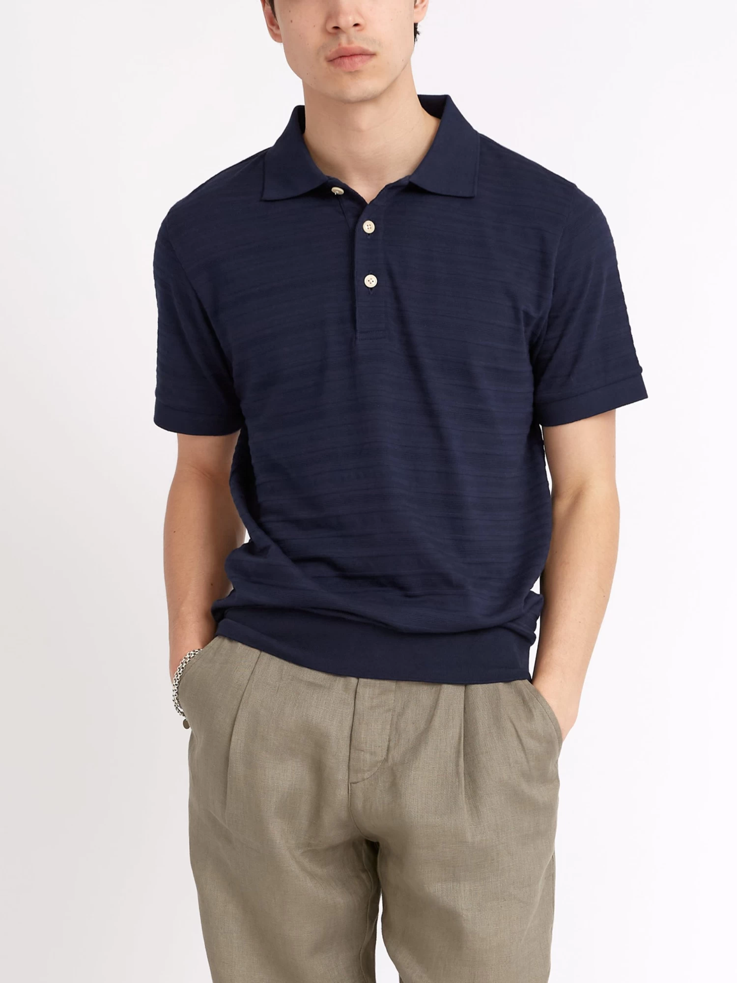 Glendale Polo Shirt Dornie Navy 6 Glendale Polo Shirt Dornie Navy - Image 6