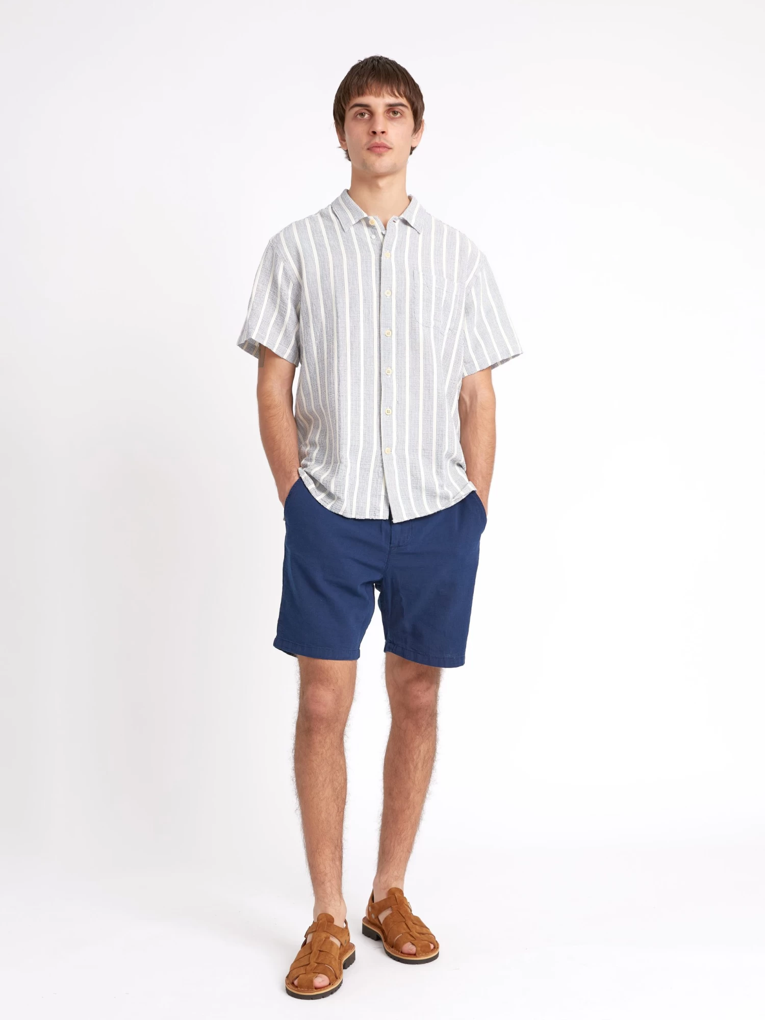 Riviera Short Sleeve Shirt Barlow Blue 2 Riviera Short Sleeve Shirt Barlow Blue - Image 2