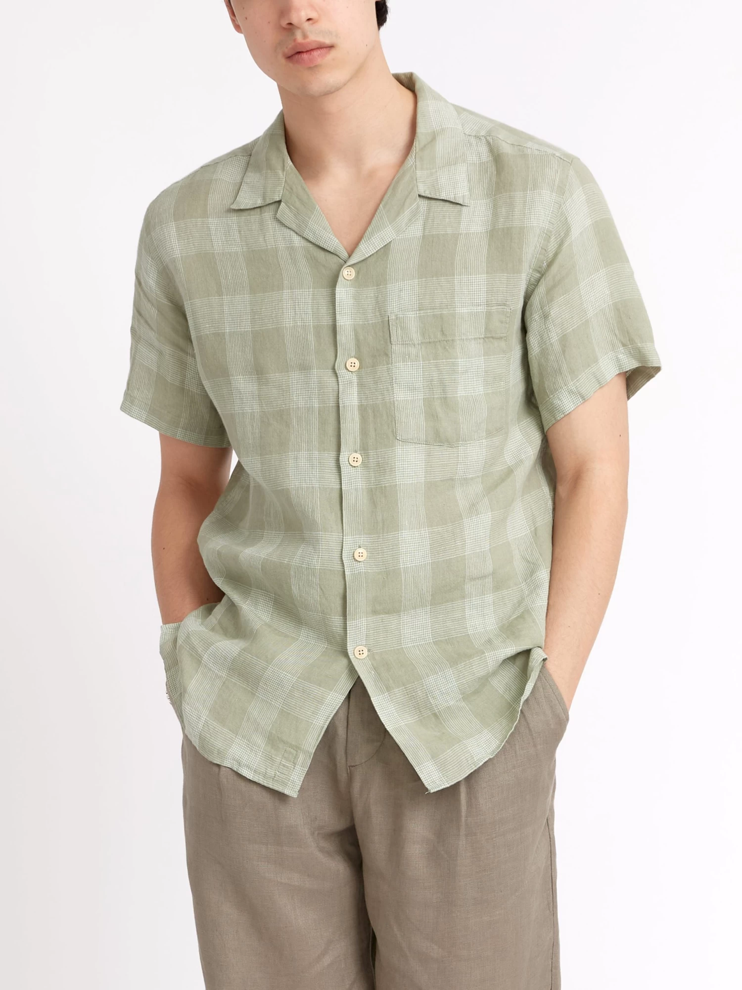 Havana Short Sleeve Shirt Kemsley Green 5 Havana Short Sleeve Shirt Kemsley Green - Image 5
