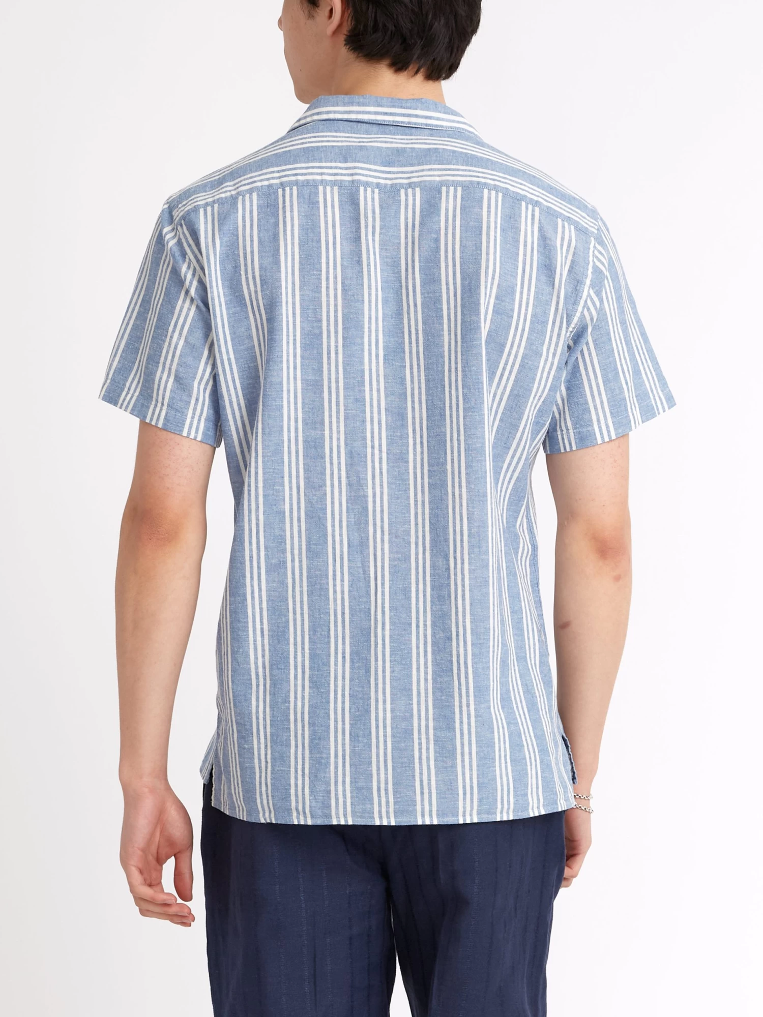 Havana Short Sleeve Shirt Singer Blue 6 Havana Short Sleeve Shirt Singer Blue - Image 6