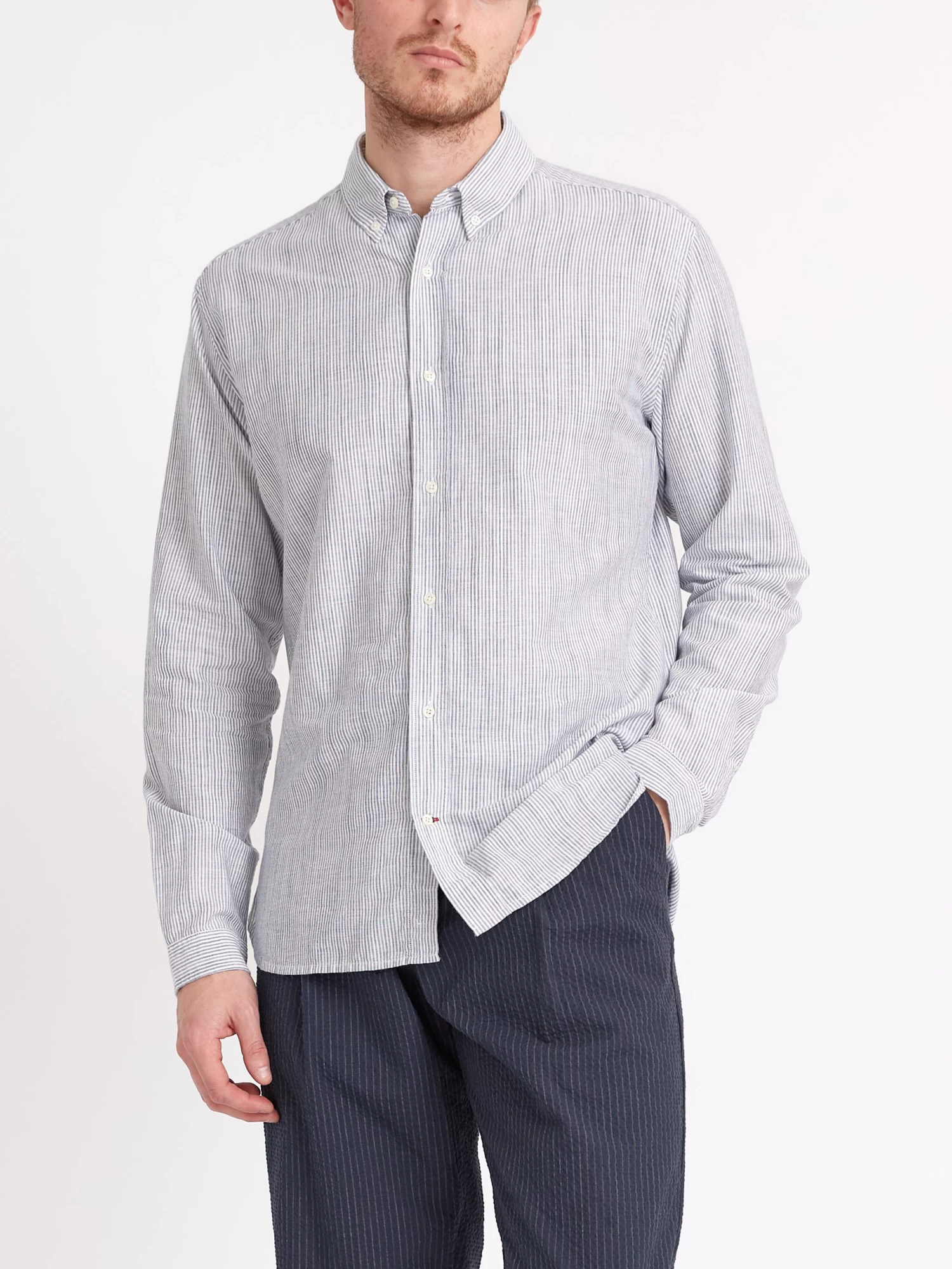 Brook Shirt Conroy Blue 5 Brook Shirt Conroy Blue - Image 5