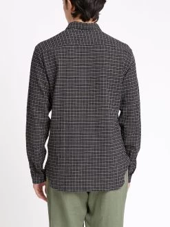 Brook Shirt Priory Black -Oliver Spencer Store ModelOSMS162BrookShirtPRI01BLKPrioryBlack2copy Softness