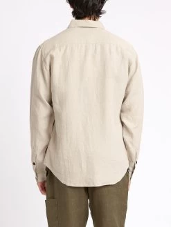 Treviscoe Shirt Coney Sand 11 Treviscoe Shirt Coney Sand -Oliver Spencer Store ModelOSMS171aTreviscoeShirtCON01SANConeySand6copy Softness