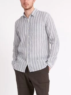 New York Special Shirt Elmore Blue -Oliver Spencer Store ModelOSMS200dNewYorkSpecialShirtELM01BLUElmoreBlue1copy Softness