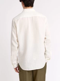 New York Special Shirt Haston Cream -Oliver Spencer Store ModelOSMS200dNewYorkSpecialShirtHAS01CREHastonCream33copy