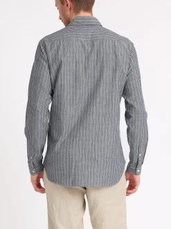 New York Special Shirt Lea Navy 10 New York Special Shirt Lea Navy -Oliver Spencer Store ModelOSMS200dNewYorkSpecialShirtLEA01NAVLeaNavy4copy Softness