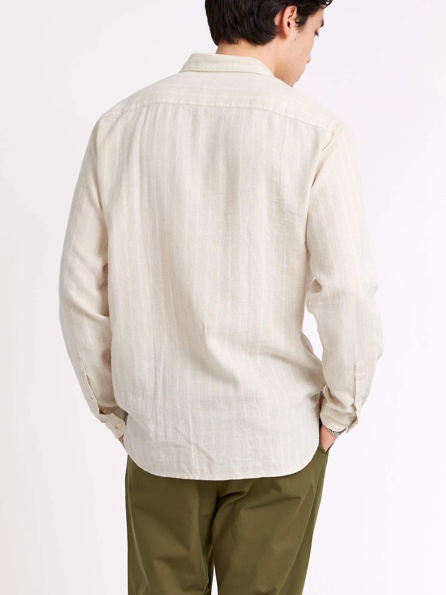 Clerkenwell Tab Shirt Randal Cream 6 Clerkenwell Tab Shirt Randal Cream - Image 6