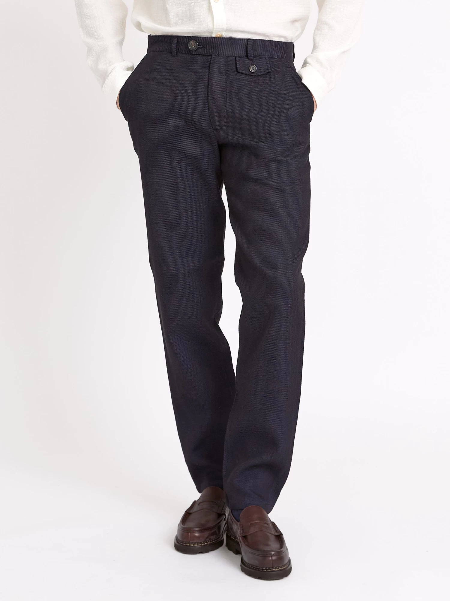 Fishtail Trousers Morva Navy 7 Fishtail Trousers Morva Navy - Image 7