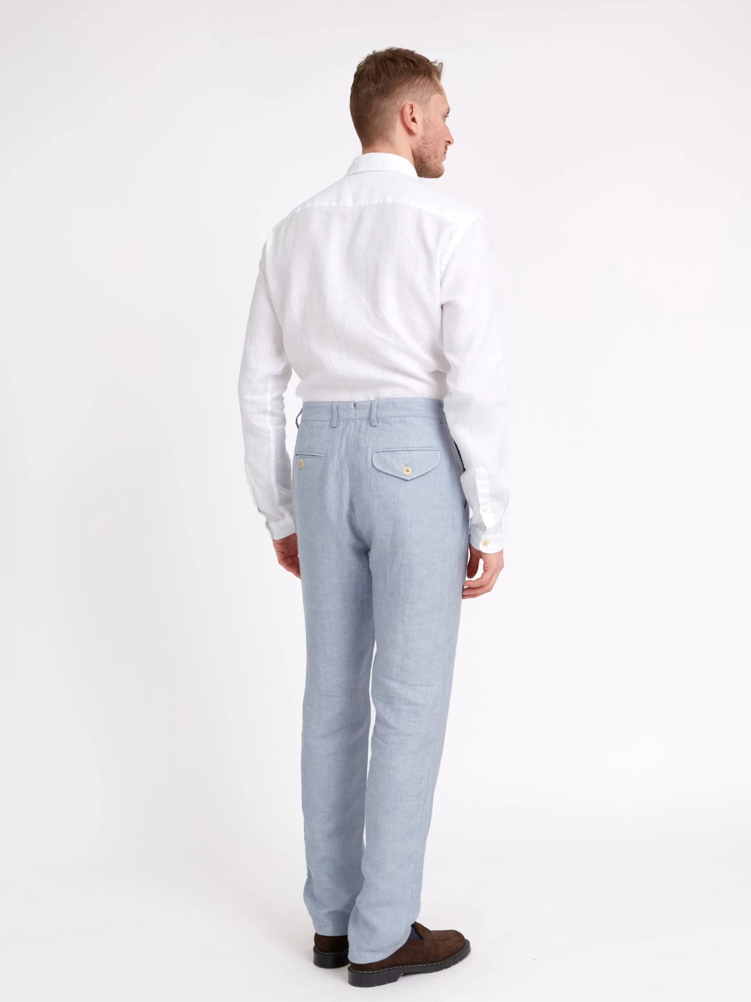 Fishtail Trousers Drescher Blue 6 Fishtail Trousers Drescher Blue - Image 6