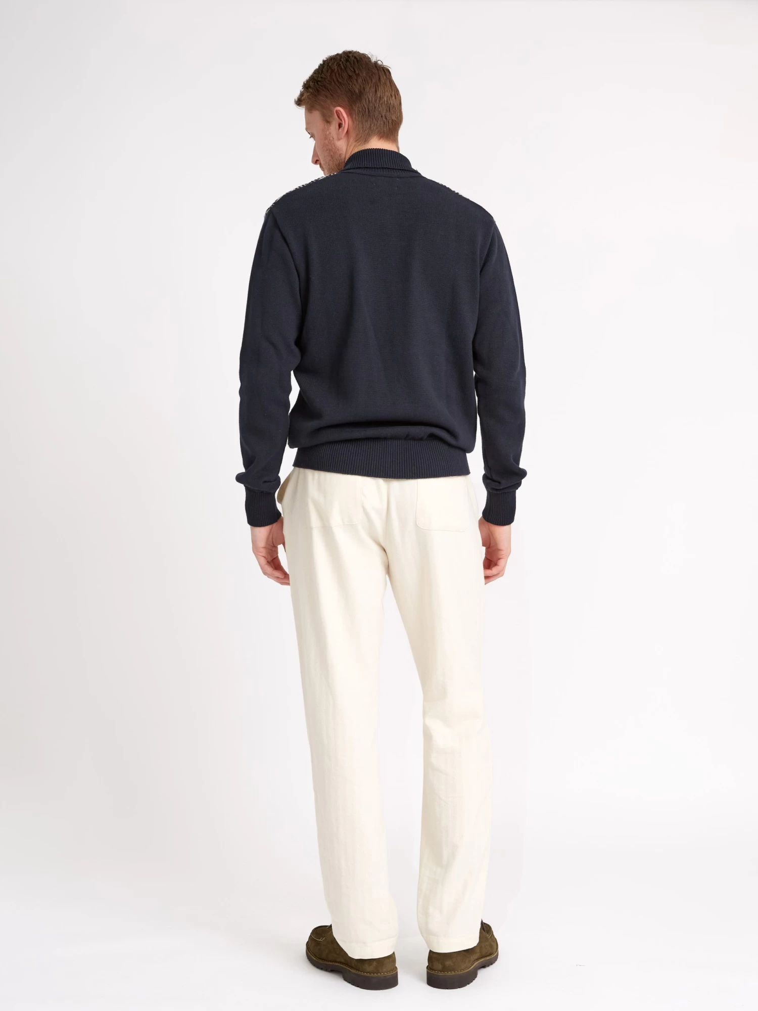 Drawstring Trousers Cairnes Ecru 3 Drawstring Trousers Cairnes Ecru - Image 3
