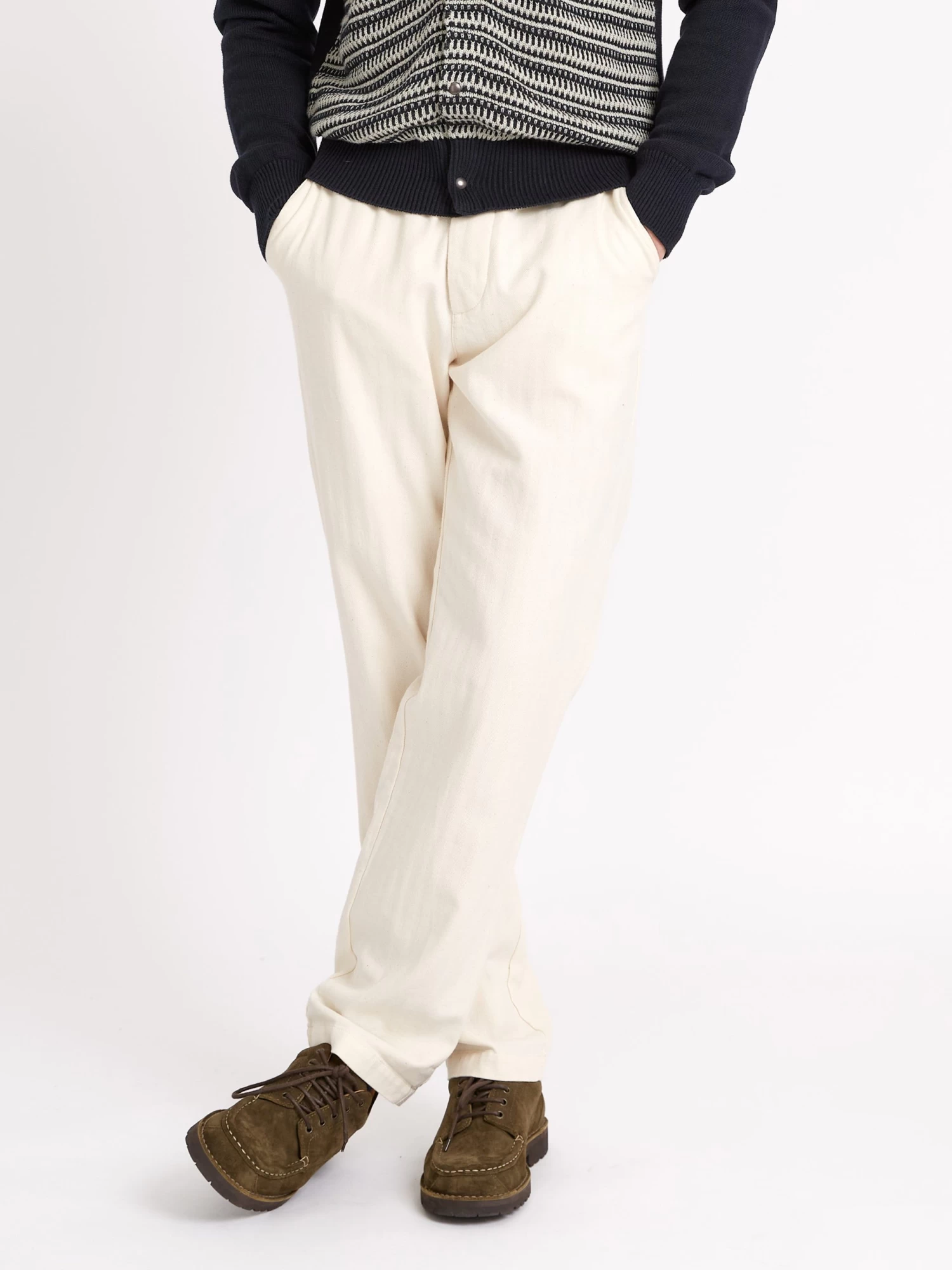 Drawstring Trousers Cairnes Ecru 7 Drawstring Trousers Cairnes Ecru - Image 7