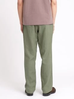 Drawstring Trousers Coney Green -Oliver Spencer Store ModelOSMT48cDrawstringTrousersCON01GRNConeyGreen9copy Softness