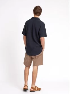 Judo Shorts Ellbridge Taupe 10 Judo Shorts Ellbridge Taupe -Oliver Spencer Store ModelOSMT58bJudoShortsELL01TAUEllbridgeTaupe13 Softness