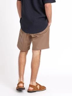 Judo Shorts Ellbridge Taupe 15 Judo Shorts Ellbridge Taupe -Oliver Spencer Store ModelOSMT58bJudoShortsELL01TAUEllbridgeTaupe13copy Softness