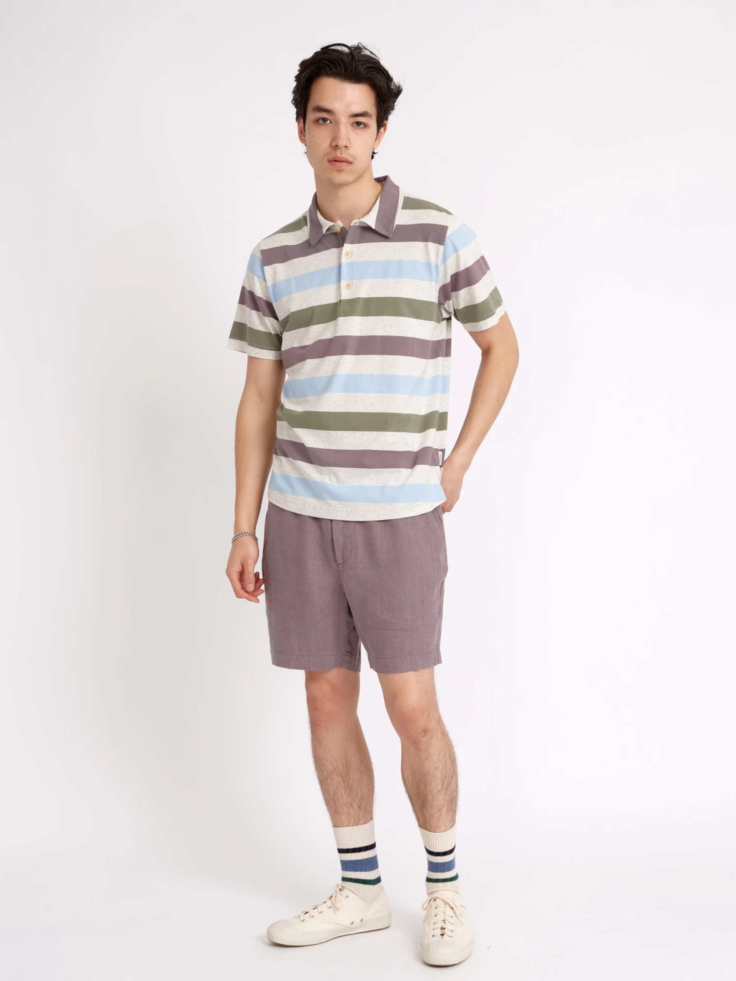 Osborne Drawstring Shorts Coney Mauve 2 Osborne Drawstring Shorts Coney Mauve - Image 2