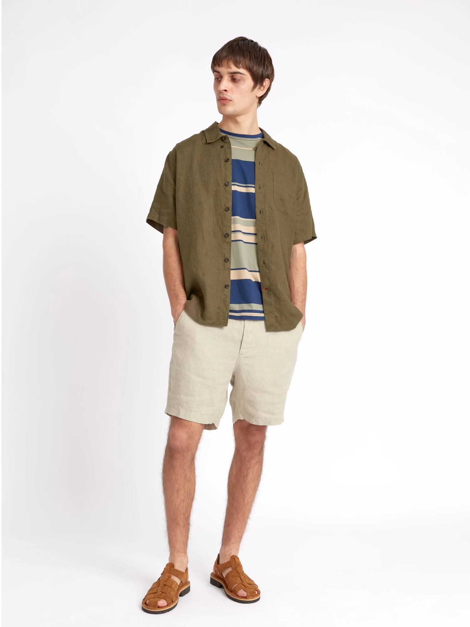 Osborne Drawstring Shorts Coney Sand 2 Osborne Drawstring Shorts Coney Sand - Image 2