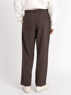 William Trousers Sampson Brown -Oliver Spencer Store ModelOSMT69WilliamTrousersSAM01BROSampsonBrown42copy
