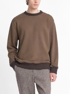 Heavyweight Sweatshirt Rosebank Khaki 10 Heavyweight Sweatshirt Rosebank Khaki -Oliver Spencer Store OMSK745 ROS01KHA HEAVYWEIGHTSWEATSHIRT ROSEBANKKHAKI3copy