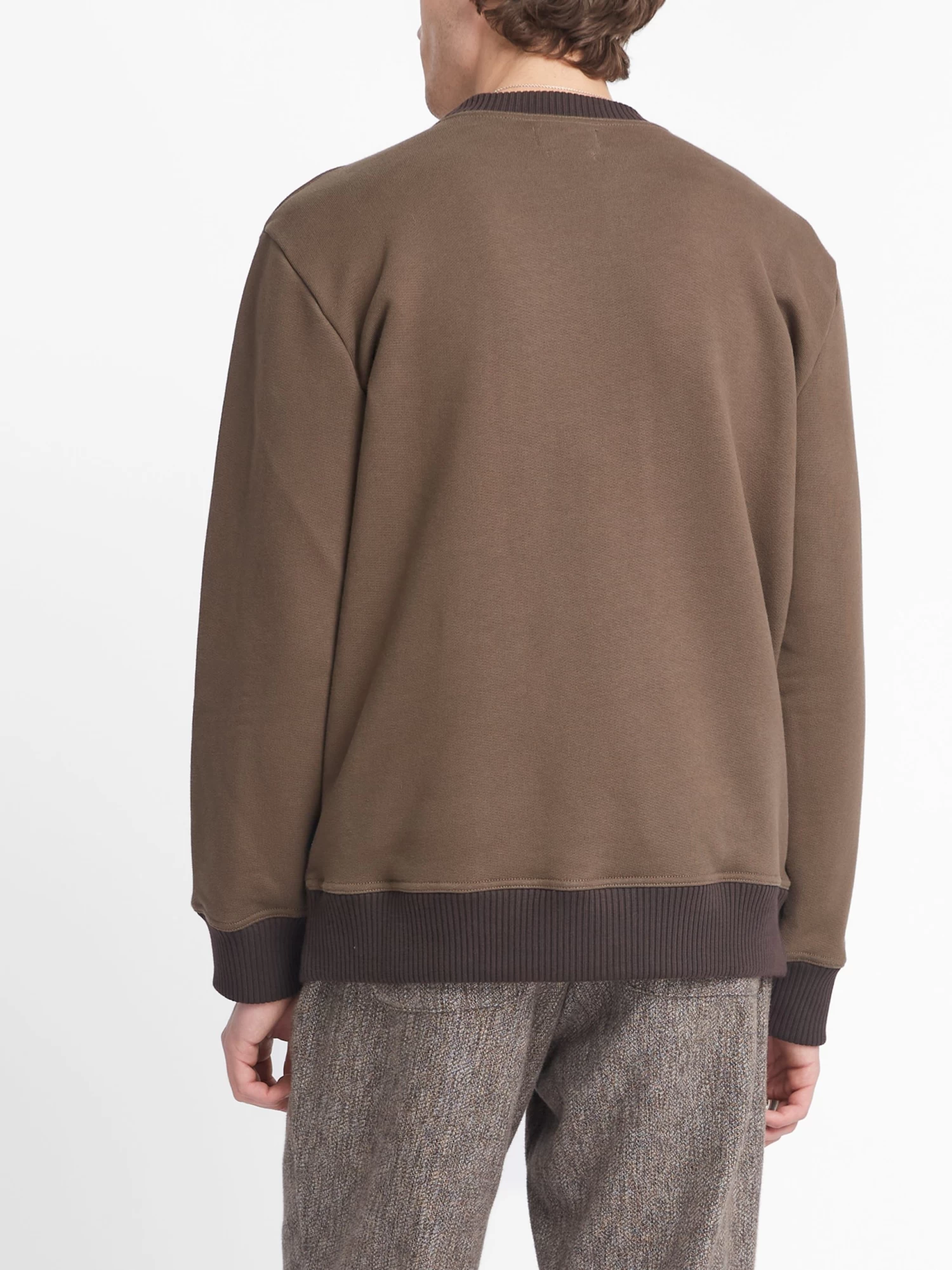 Heavyweight Sweatshirt Rosebank Khaki 6 Heavyweight Sweatshirt Rosebank Khaki - Image 6