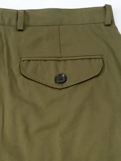 Fishtail Trousers Ashdown Green 10 Fishtail Trousers Ashdown Green -Oliver Spencer Store OSMA24FlatOSMT20eFishtailTrousersASH01GRNAshdownGreen3