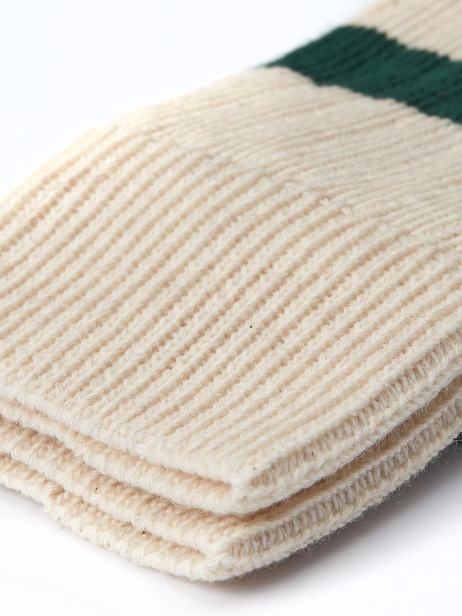 Polperro Socks Merrow Green/Cream 2 Polperro Socks Merrow Green/Cream - Image 2