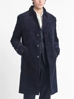 Grandpa Coat Melrose Cord Navy 14 Grandpa Coat Melrose Cord Navy -Oliver Spencer Store OSMJ197G MEL01NAV GRANDPACOAT MELROSECORDNAVY1copy
