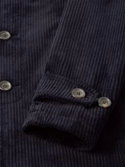 Grandpa Coat Melrose Cord Navy 11 Grandpa Coat Melrose Cord Navy -Oliver Spencer Store OSMJ197gGrandpoaCoatMEL01NAVMelroseCordNavy2