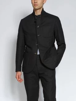Solms Jacket Ellbridge Black -Oliver Spencer Store OSMJ201B ELL01BLK SOLMSJACKETELLBRIDGEBLACK9copy