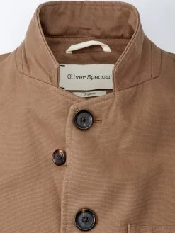 Solms Jacket Ellbridge Taupe -Oliver Spencer Store OSMJ201bSolmsJacketELL01TAUEllbridgeTaupe2