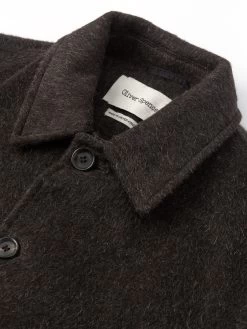 Linfield Bomber Jacket Regent Brown -Oliver Spencer Store OSMJ325bLinfieldBomberJacketREG01BRORegentBrown1