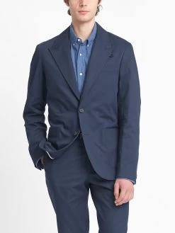 Navy Eden Mansfield Suit -Oliver Spencer Store OSMJ352 EDE01NAV MANSFIELDJACKET EDENNAVY2copy