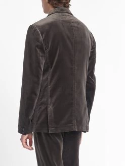 Mole Grey Velvet Mansfield Suit -Oliver Spencer Store OSMJ352 VEL01MOG MANSFIELDJACKET VELVETMOLEGREY8copy e3c2104e 3a02 45b9 8da1 305eb246b360